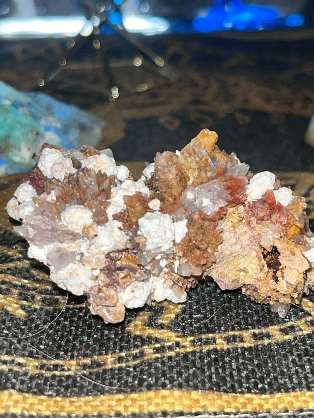 Creedite w/ Calcite in Matrix